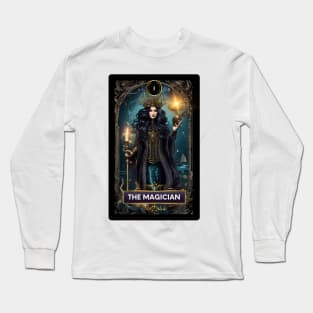 The Magician Mermaid Tarot Card Long Sleeve T-Shirt